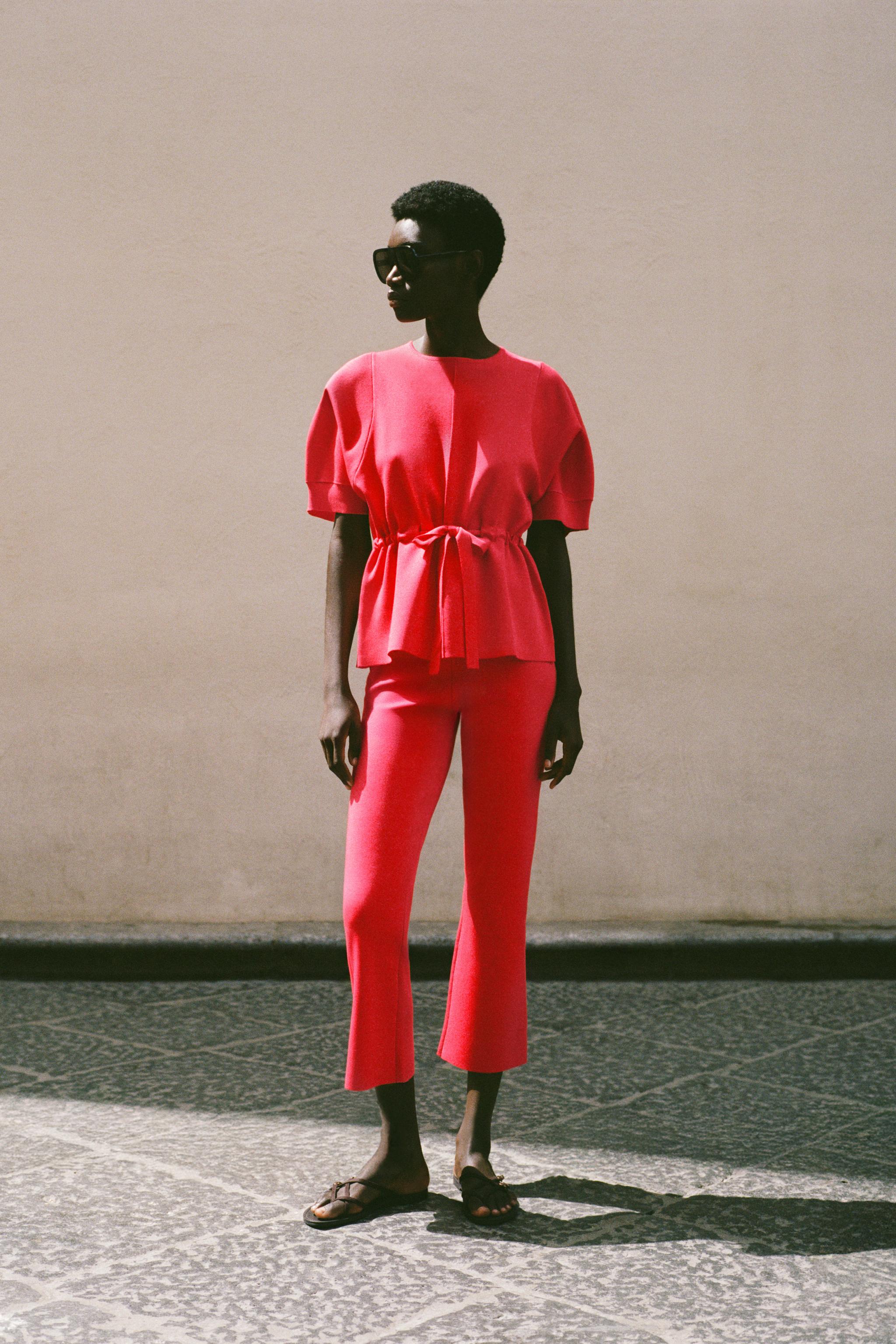 FLARE KNIT PANTS